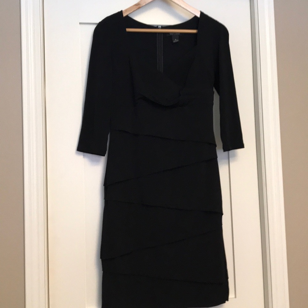 White House Black Market black dress w/ built-in shapewear